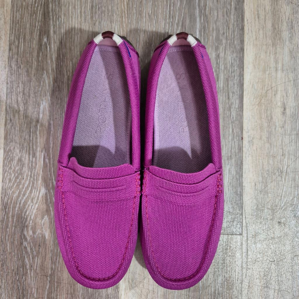 Women's Pink Slip-On Casual Loafers